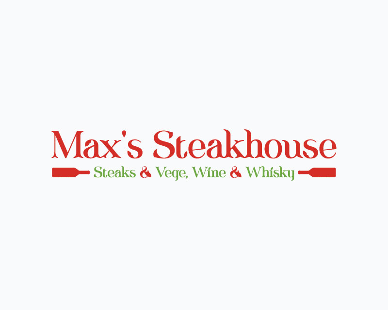 Logo Design entry 2077432 submitted by nsdhyd to the Logo Design for Max's Steakhouse run by MaxSteak