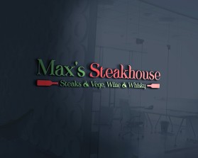 Logo Design entry 2077435 submitted by robertdc to the Logo Design for Max's Steakhouse run by MaxSteak
