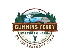 Logo Design entry 2083629 submitted by robertdc to the Logo Design for Cummins Ferry RV Resort + Marina needs a new logo  CumminsFerry.com run by CumminsFerry
