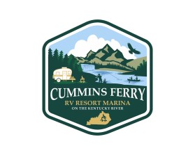 Logo Design Entry 2158484 submitted by TOM1 to the contest for Cummins Ferry RV Resort + Marina needs a new logo  CumminsFerry.com run by CumminsFerry