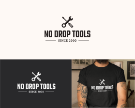 Logo Design entry 2084413 submitted by Shark Attack to the Logo Design for No Drop Tools run by candicefogg