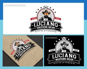 Logo Design entry 2088337 submitted by Kimbucha1 to the Logo Design for Luciano Western Wear (lucianowesternwear.com) run by Thunder21@