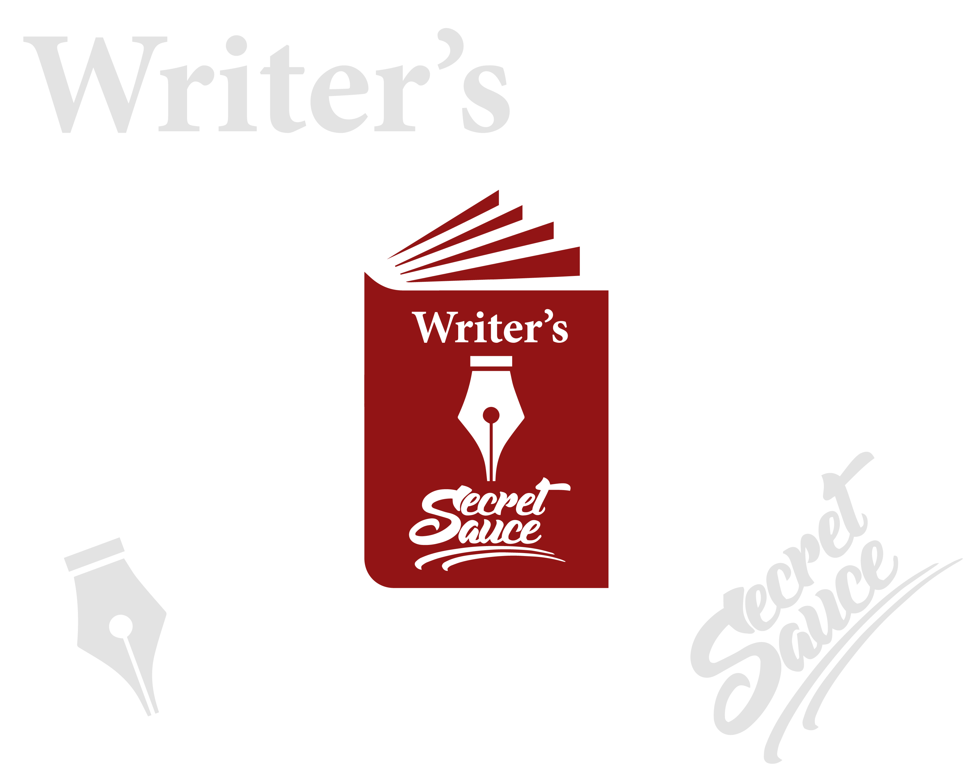 Logo Design entry 2088571 submitted by Deven G. to the Logo Design for Writer's Secret Sauce run by LauraBackes
