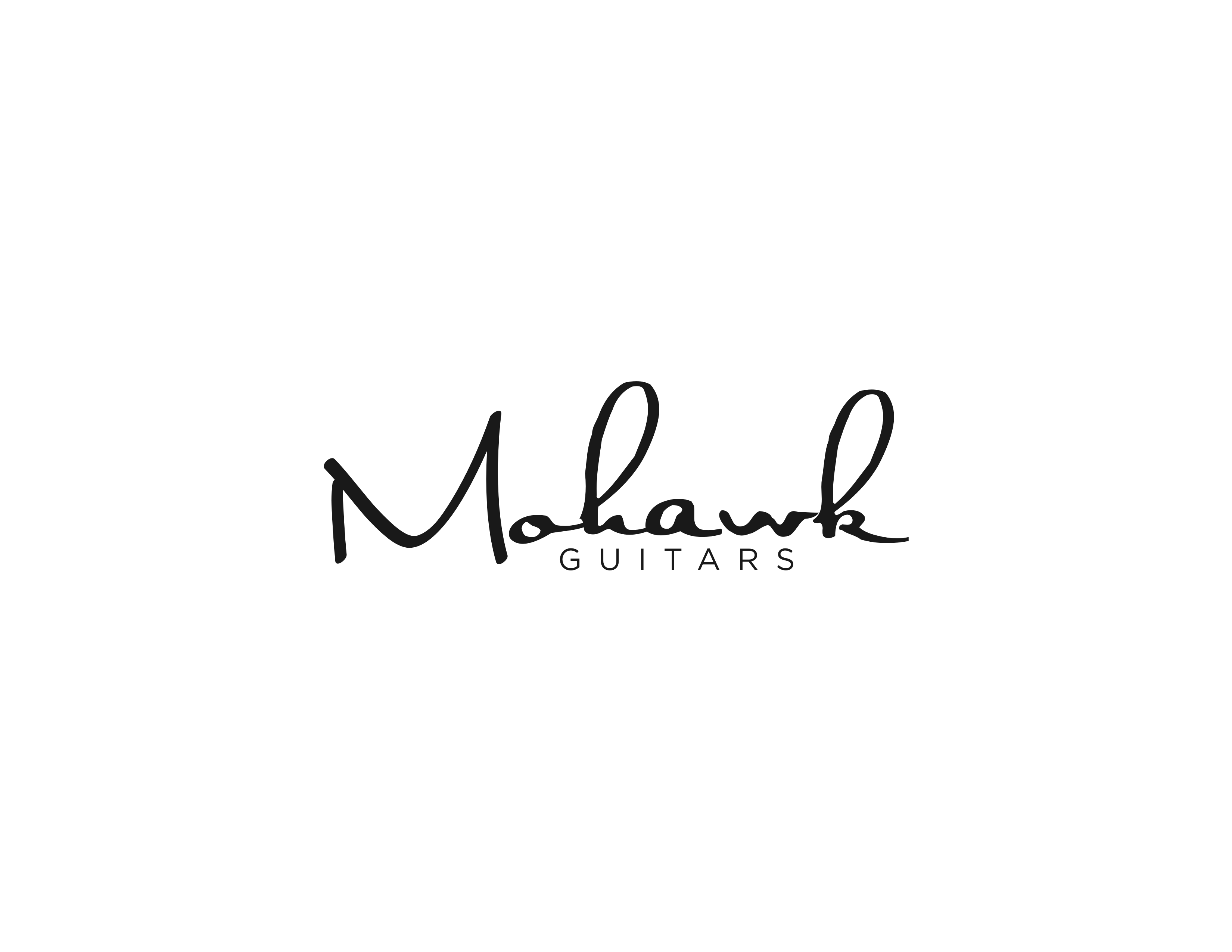 Logo Design entry 2089136 submitted by sarkun to the Logo Design for Mohawk Guitars run by harvdoggy
