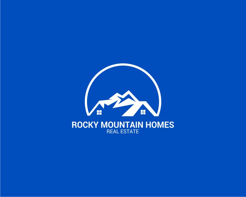 Logo Design entry 2093912 submitted by Bintanglaut27 to the Logo Design for ROCKY MOUNTAIN HOMES REAL ESTATE                    run by StaceyMargulies