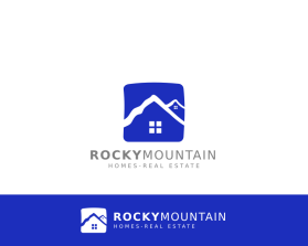 Logo Design Entry 2094118 submitted by ayoeb to the contest for ROCKY MOUNTAIN HOMES REAL ESTATE                    run by StaceyMargulies
