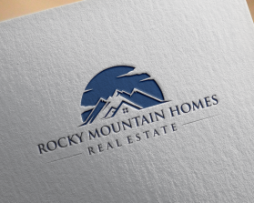 Logo Design entry 2094121 submitted by just to the Logo Design for ROCKY MOUNTAIN HOMES REAL ESTATE                    run by StaceyMargulies