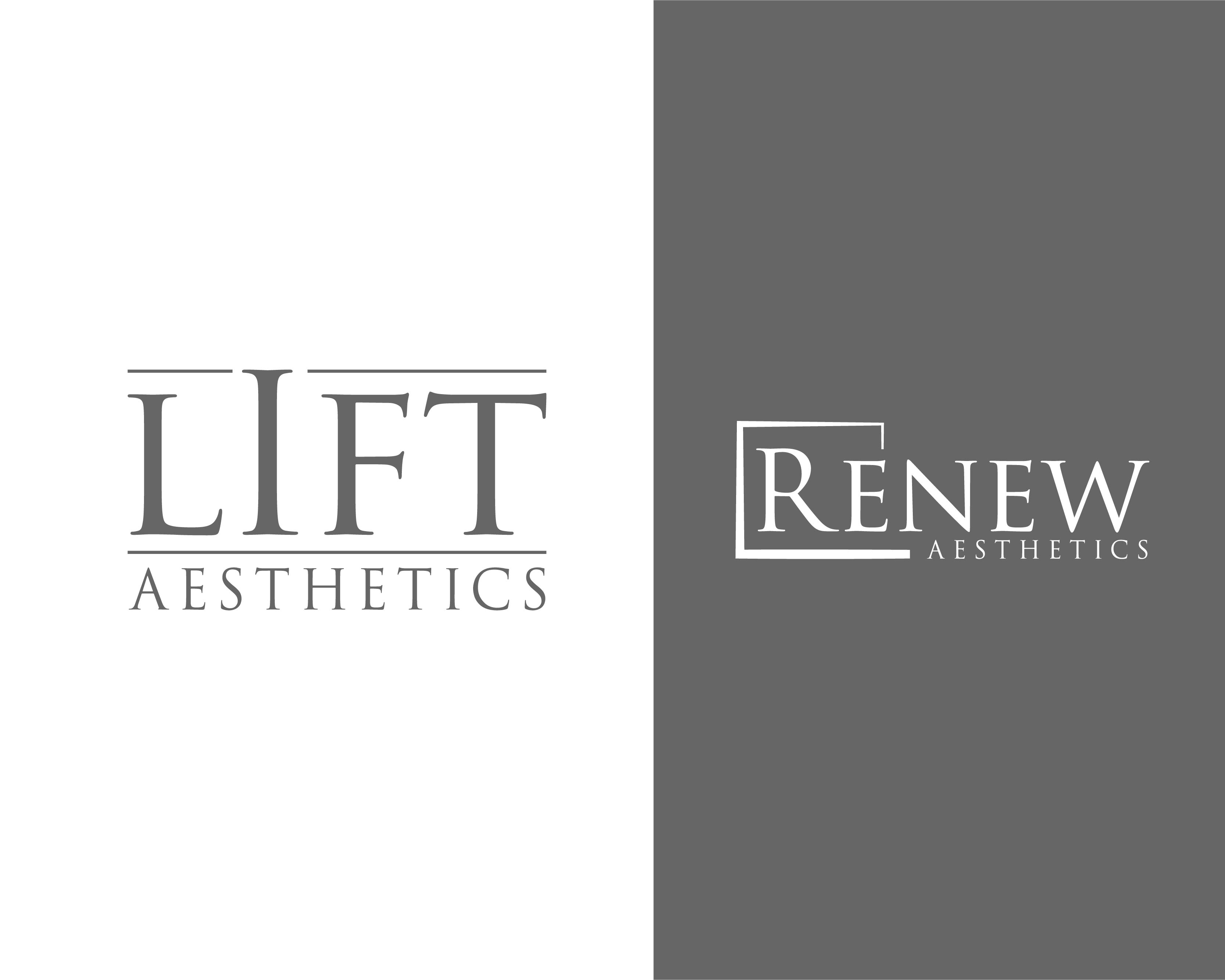 Logo Design entry 2094451 submitted by shila to the Logo Design for Renew Aesthetics / LIFT Aesthetics run by bmd_jobs
