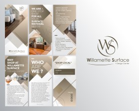 Brochure Design Entry 2095946 submitted by Frik Visual to the contest for Willamette Surface + Design Center run by WillametteSurface