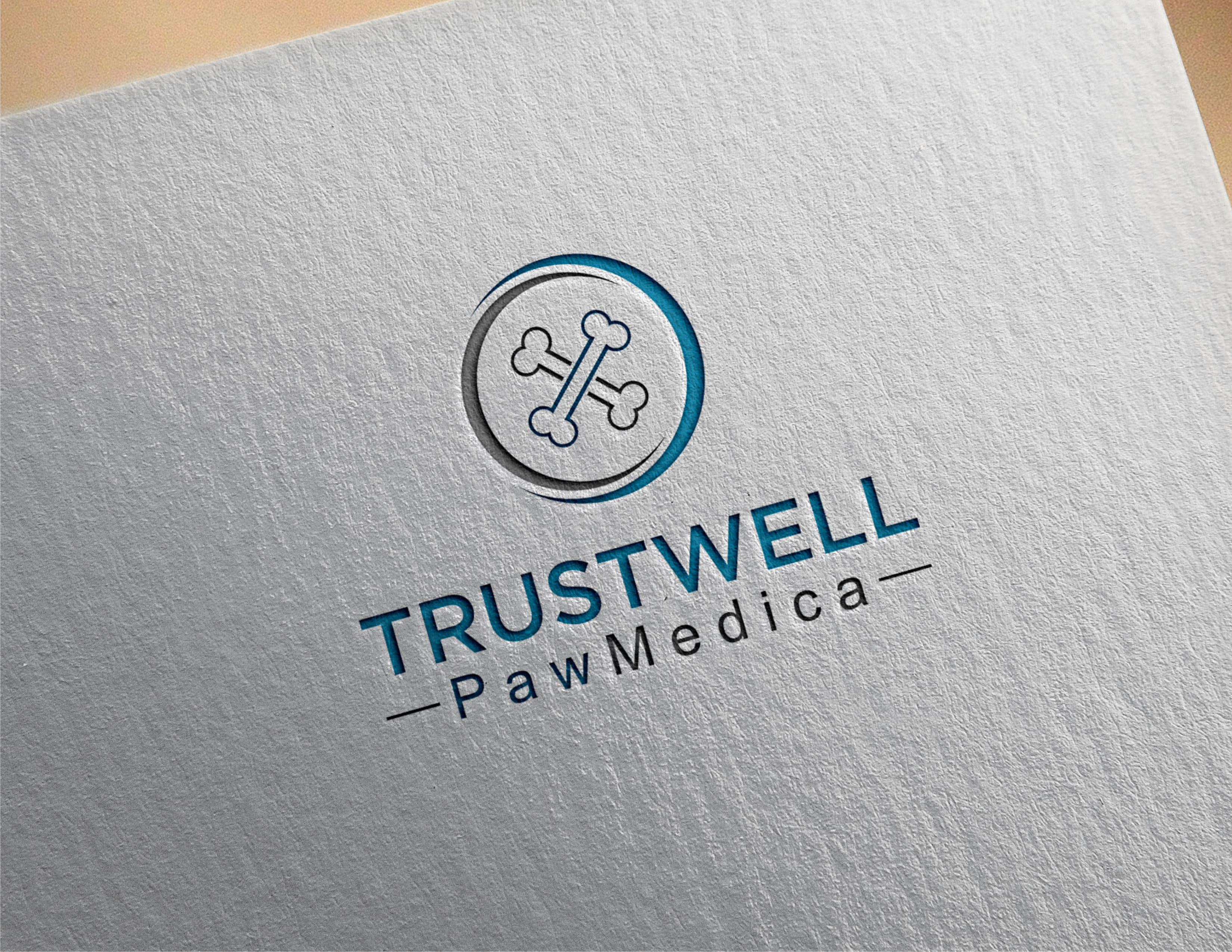Logo Design entry 2096183 submitted by Jagad Langitan to the Logo Design for Trustwell PawMedica - www.PawMedica.com run by PawMedica
