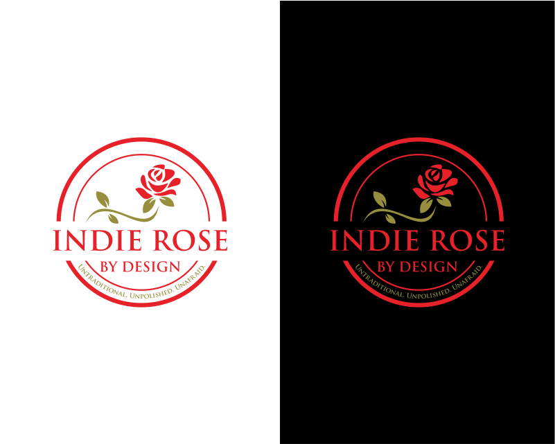 Logo Design entry 2099966 submitted by irfankhakim to the Logo Design for Indie Rose By Design run by SpencerandEmily
