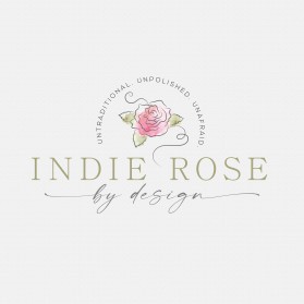 Logo Design entry 2099976 submitted by Soga to the Logo Design for Indie Rose By Design run by SpencerandEmily