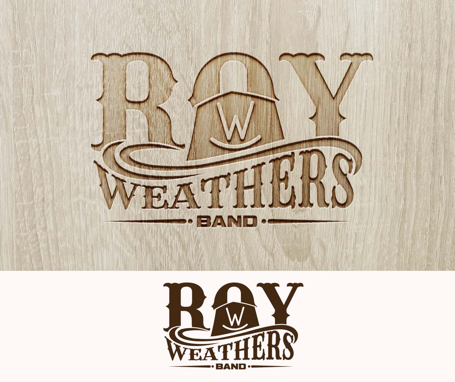 Logo Design entry 2101552 submitted by wongsanus to the Logo Design for Roy Weathers Band run by rweathers5