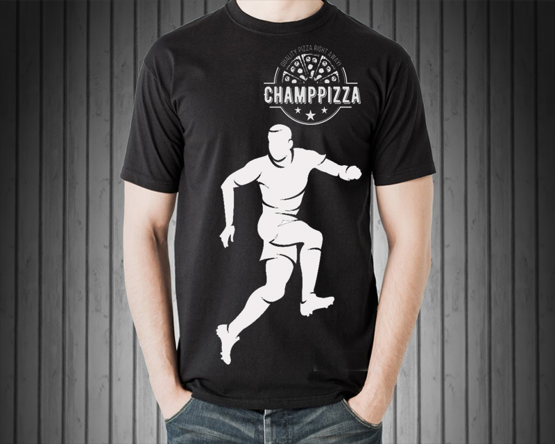 T-Shirt Design entry 2102538 submitted by Arsen36 to the T-Shirt Design for Champ Pizza run by TysonChamp
