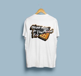 T-Shirt Design Entry 2102566 submitted by Sajeeb to the contest for Champ Pizza run by TysonChamp