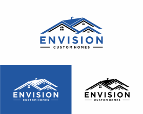 Logo Design entry 2102809 submitted by nina art to the Logo Design for Envision Custom Homes run by zedell