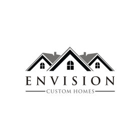 Another design by nina art submitted to the Logo Design for Envision Custom Homes by zedell