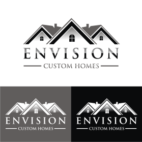 Another design by nina art submitted to the Logo Design for Envision Custom Homes by zedell