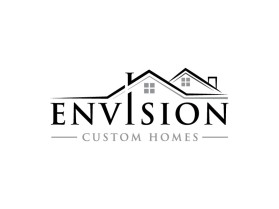 Logo Design entry 2102843 submitted by nina art to the Logo Design for Envision Custom Homes run by zedell