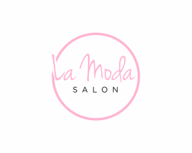 Logo Design entry 2103395 submitted by LanofDesign to the Logo Design for La Moda Salon run by sarah@sarahsconsulting