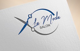 Logo Design entry 2103397 submitted by LanofDesign to the Logo Design for La Moda Salon run by sarah@sarahsconsulting