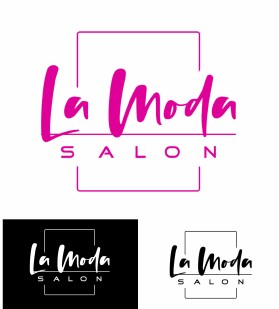 Logo Design entry 2103439 submitted by Adiart to the Logo Design for La Moda Salon run by sarah@sarahsconsulting