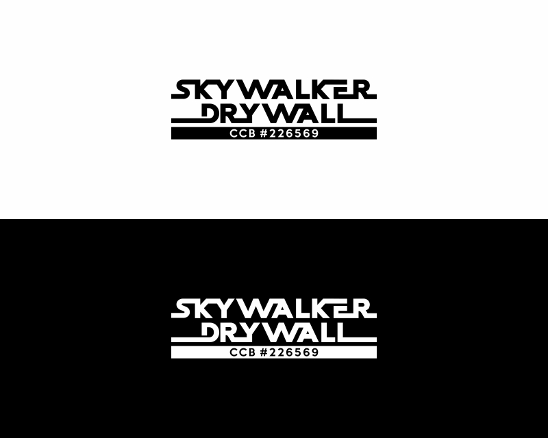 Logo Design entry 2104053 submitted by quimcey to the Logo Design for Skywalker Drywall, LLC run by skywalkerdrywall