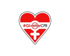 Logo Design entry 2105450 submitted by MuhammadR to the Logo Design for www.GiveHerCPR.org run by info@yourhomecpr.com