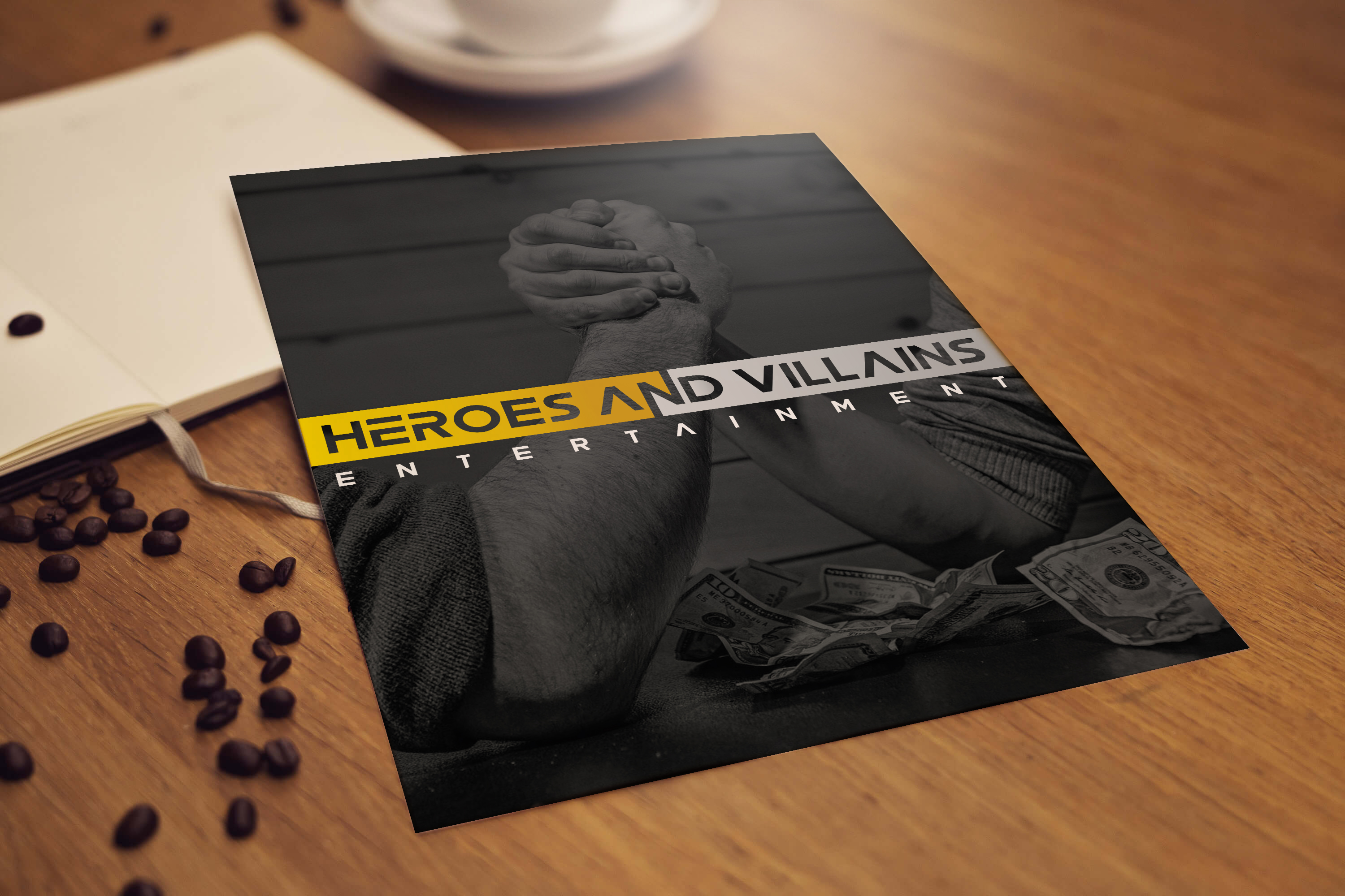 Logo Design entry 2107227 submitted by Logo Hunter to the Logo Design for Heroes and Villains Entertainment run by mgoerg