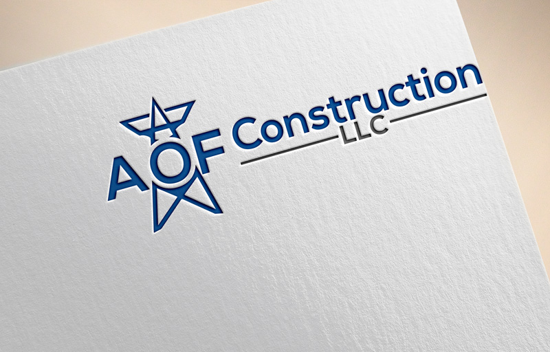 Logo Design entry 2107607 submitted by MuhammadR to the Logo Design for AOF Construction LLC run by gbanta