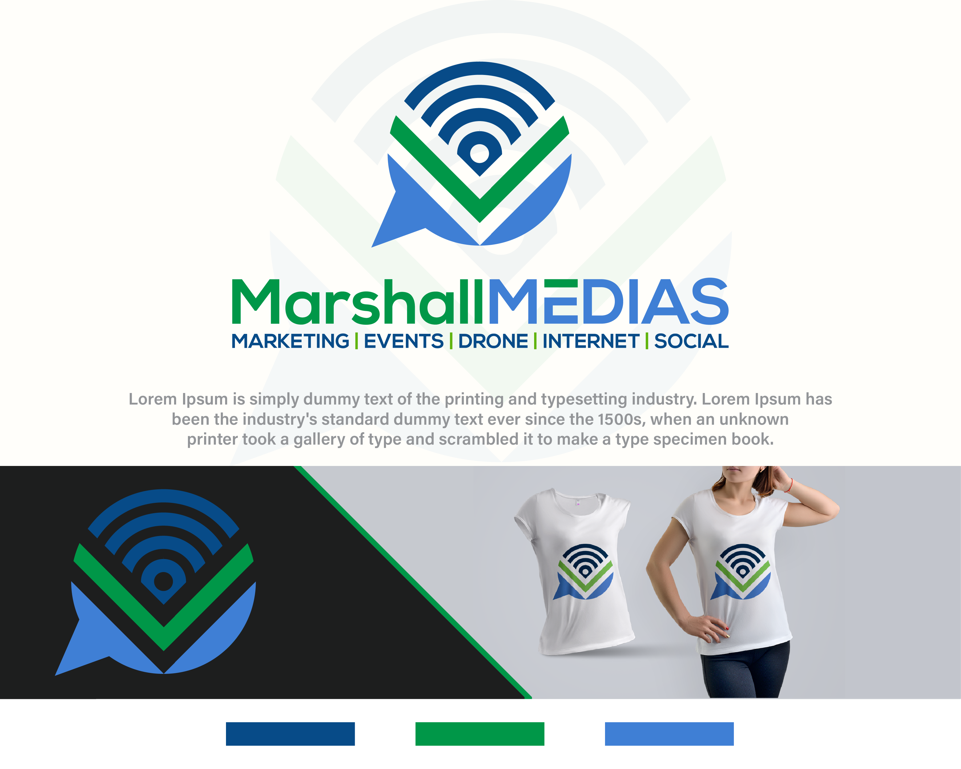 Logo Design entry 2108514 submitted by NoArk Designs to the Logo Design for Marshall MEDIAS run by ryanmarshall27