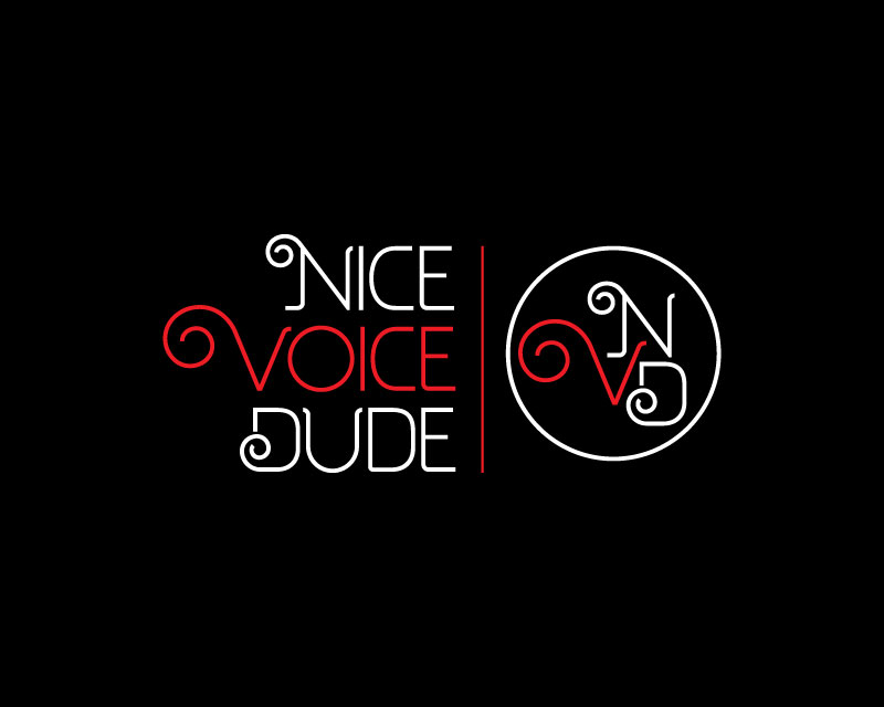 Logo Design entry 2112063 submitted by nsdhyd to the Logo Design for Nice Voice Dude  (nicevoicedude.com, Instagram is also NiceVoiceDude) run by geoffm71