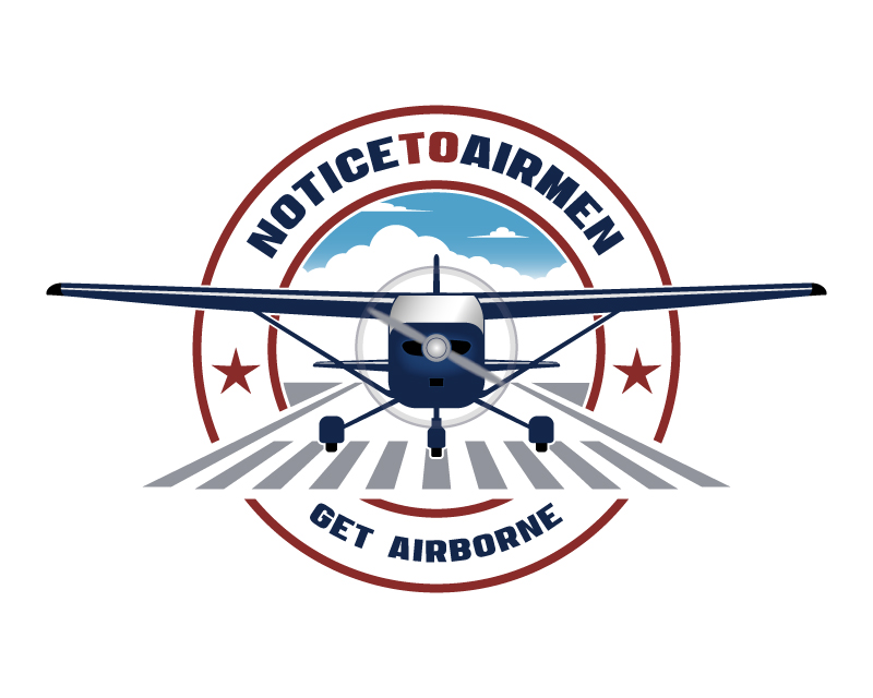 Logo Design entry 2113076 submitted by Golden Wolf to the Logo Design for NoticeToAirmen.com run by iflyskyhawks