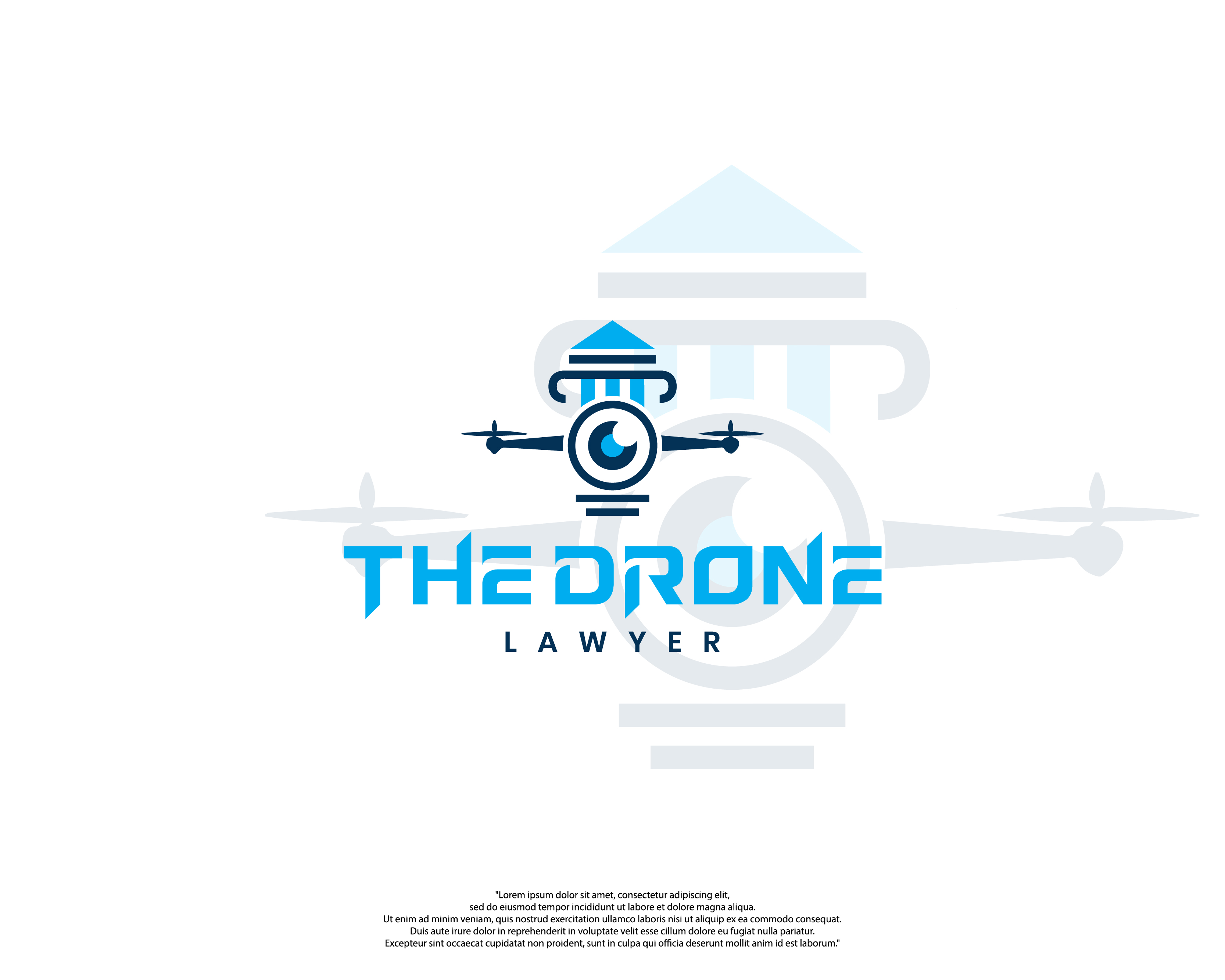 Logo Design entry 2115882 submitted by plexdesign to the Logo Design for The Drone Lawyer run by bmccaslin