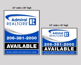 Graphic Design entry 2117379 submitted by While.art to the Graphic Design for Admiral REALTORS run by admiralrealtors