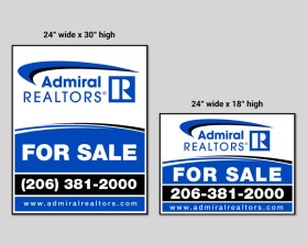 Graphic Design entry 2117381 submitted by 86design to the Graphic Design for Admiral REALTORS run by admiralrealtors