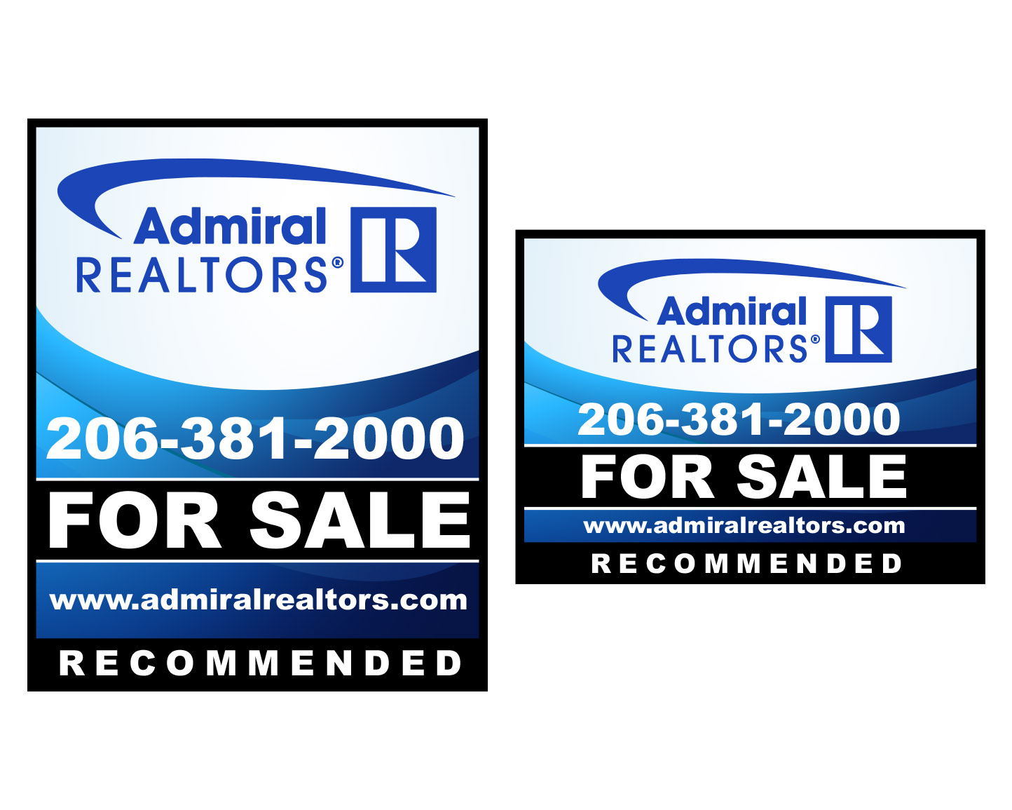 Graphic Design entry 2117543 submitted by quimcey to the Graphic Design for Admiral REALTORS run by admiralrealtors