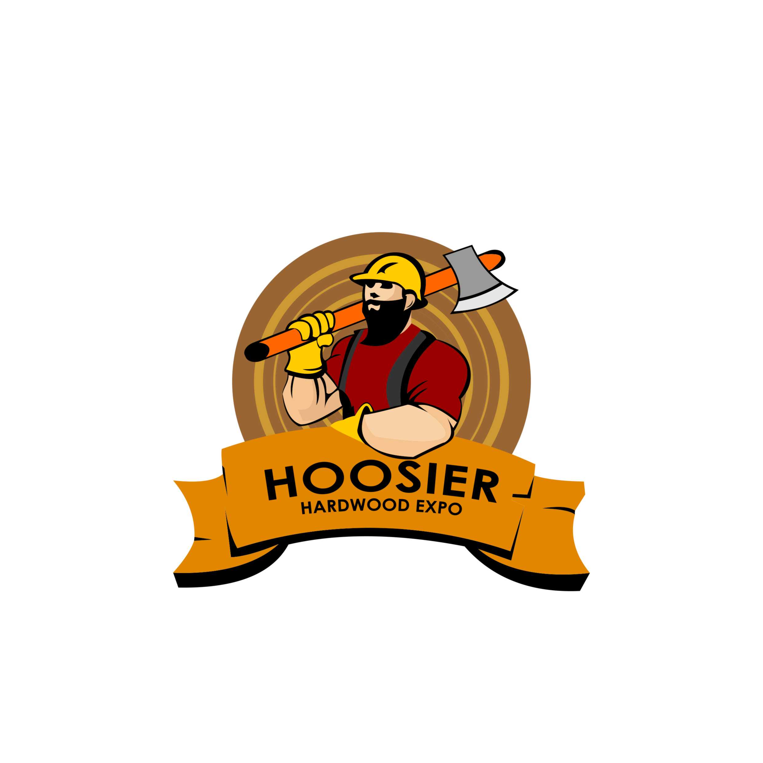 Logo Design entry 2118475 submitted by R1VAN2 to the Logo Design for Hoosier Hardwood Expo run by ryanmarshall27