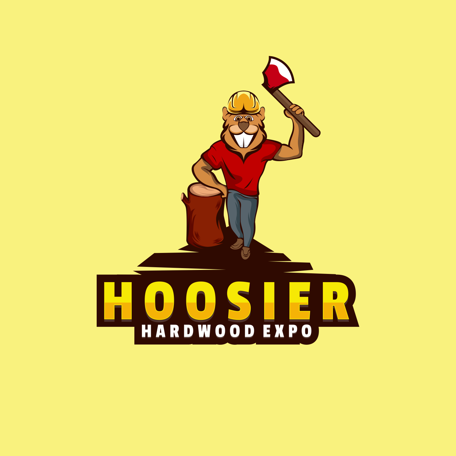 Logo Design entry 2118384 submitted by uji_amin to the Logo Design for Hoosier Hardwood Expo run by ryanmarshall27