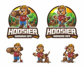 Logo Design entry 2118458 submitted by sardor to the Logo Design for Hoosier Hardwood Expo run by ryanmarshall27