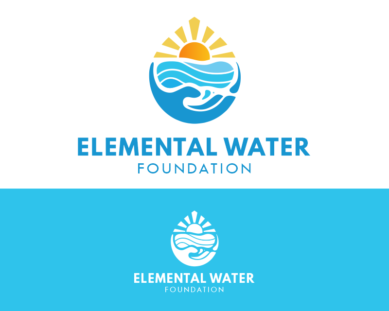 Logo Design entry 2119146 submitted by Bhenar Hafiz to the Logo Design for Elemental Water Foundation run by elementalwaterfoundation