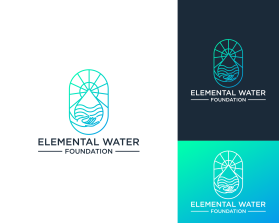 Logo Design entry 2119188 submitted by Ethan to the Logo Design for Elemental Water Foundation run by elementalwaterfoundation