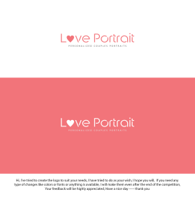 Logo Design entry 2121570 submitted by ENVIRON to the Logo Design for Love Portrait run by Josephkmedina 