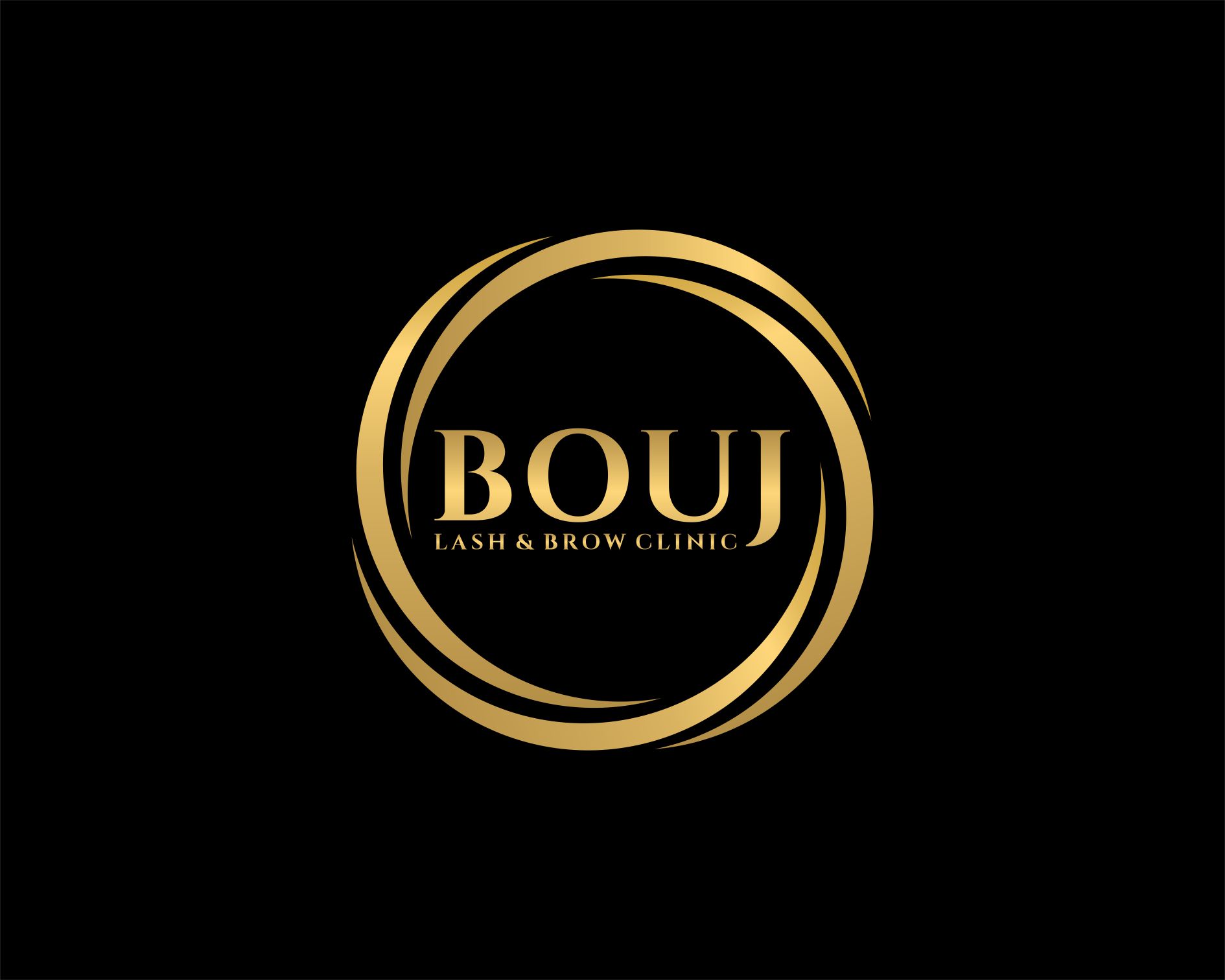 Logo Design entry 2125432 submitted by Atan to the Logo Design for Bouj Lash & Brow Clinic run by chloe.drew92@hotmail.com