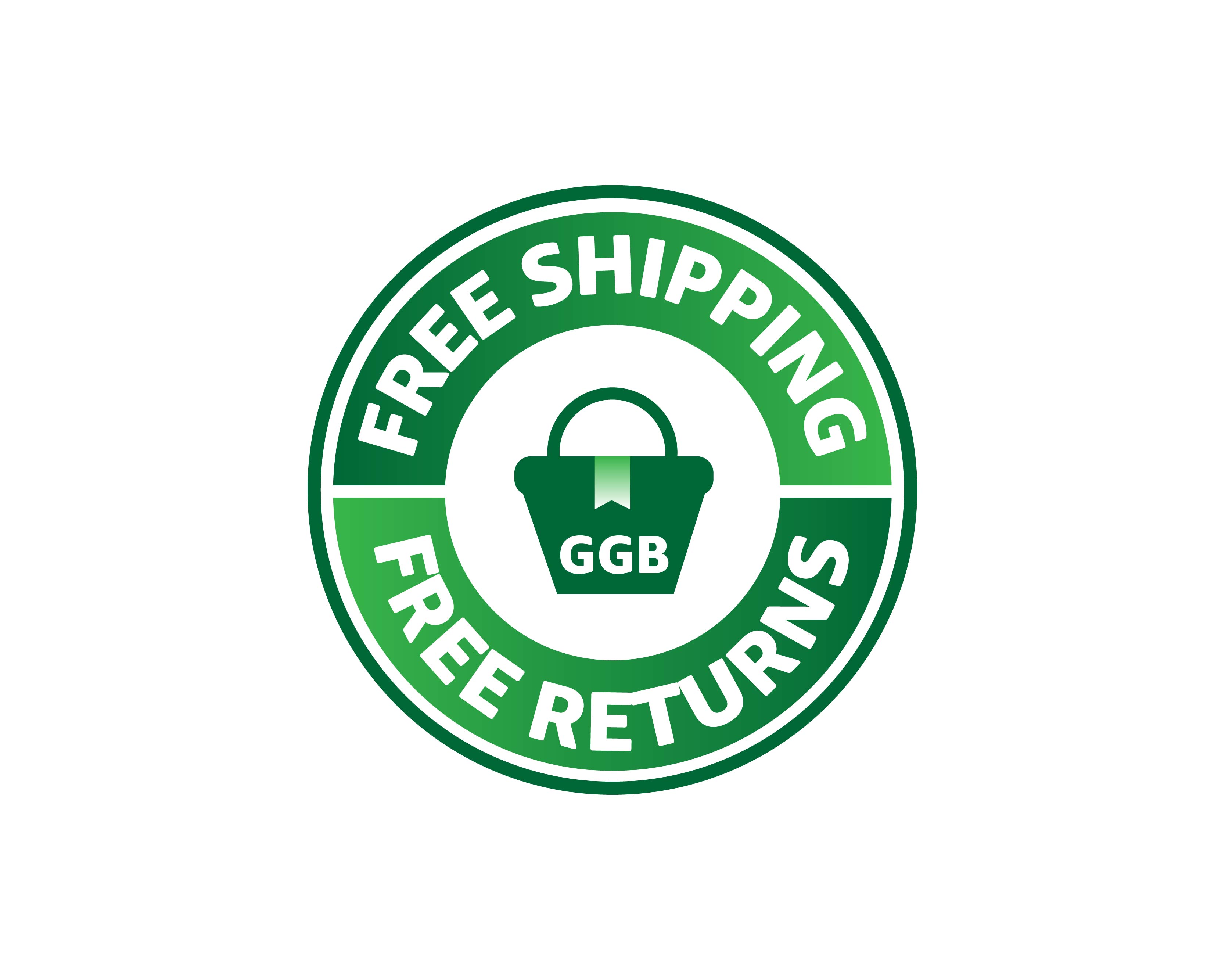 Logo Design entry 2131483 submitted by RaspberryRanch to the Logo Design for Free Shipping Free Returns run by gogreenbasket
