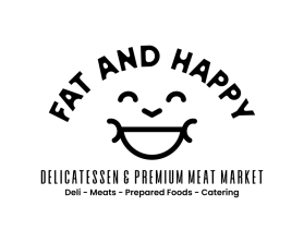 Logo Design Entry 2134716 submitted by kardus to the contest for Fat and Happy Delicatessen & Premium Meat Market run by smaggard0604