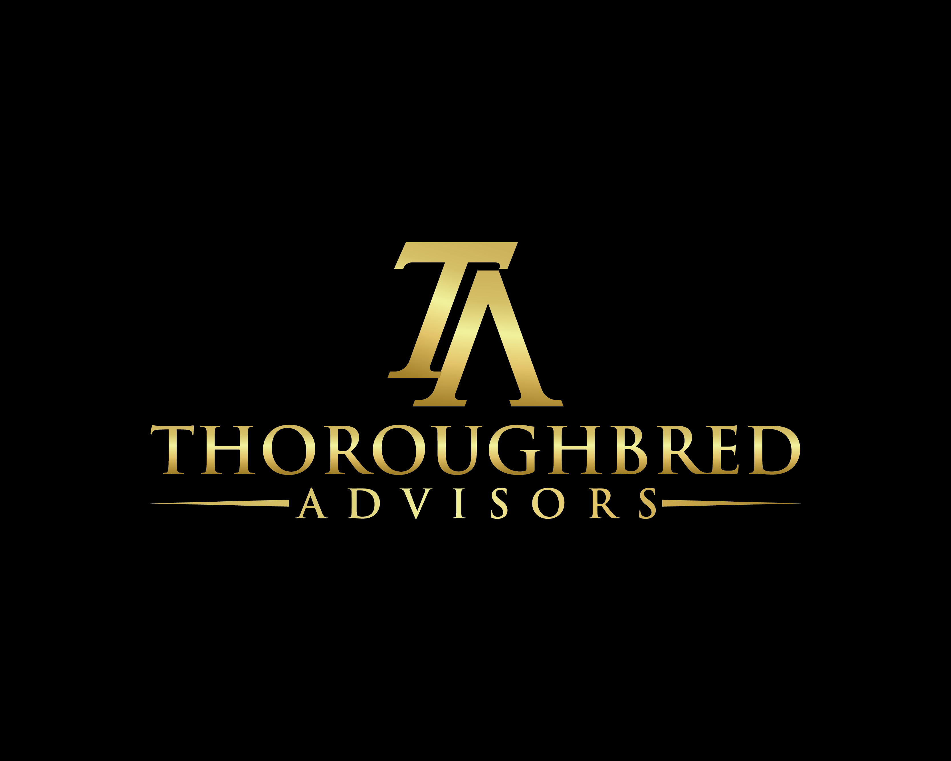 Logo Design entry 2138594 submitted by BPBdesign to the Logo Design for Name: Thoroughbred Advisors      Website: https://www.thoroughbredadvisors.com/ run by maylotward