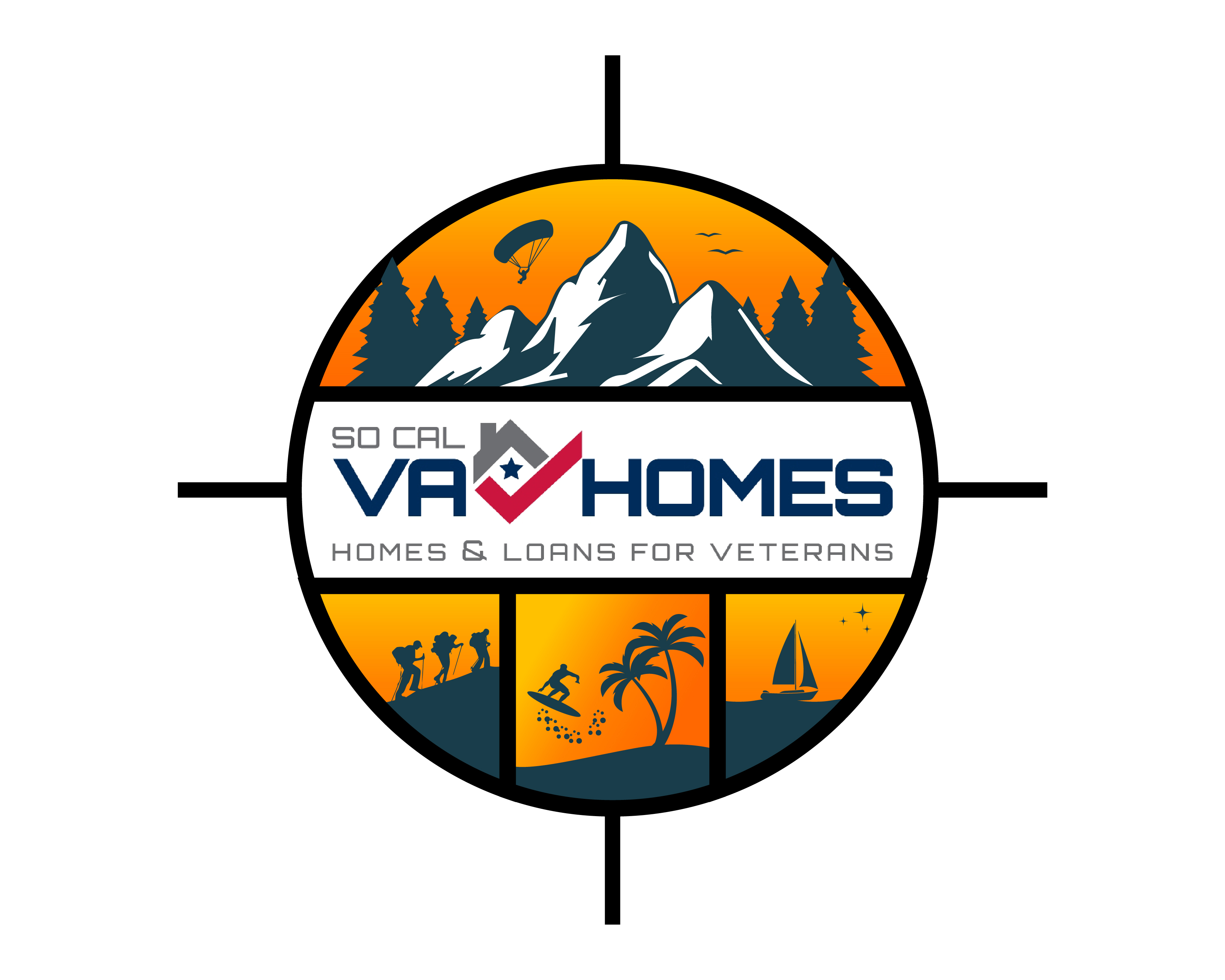T-Shirt Design entry 2142809 submitted by SplashBucket to the T-Shirt Design for SoCal VA Homes  :  https://www.socalvahomes.org/  run by pete@socalveahomes.org