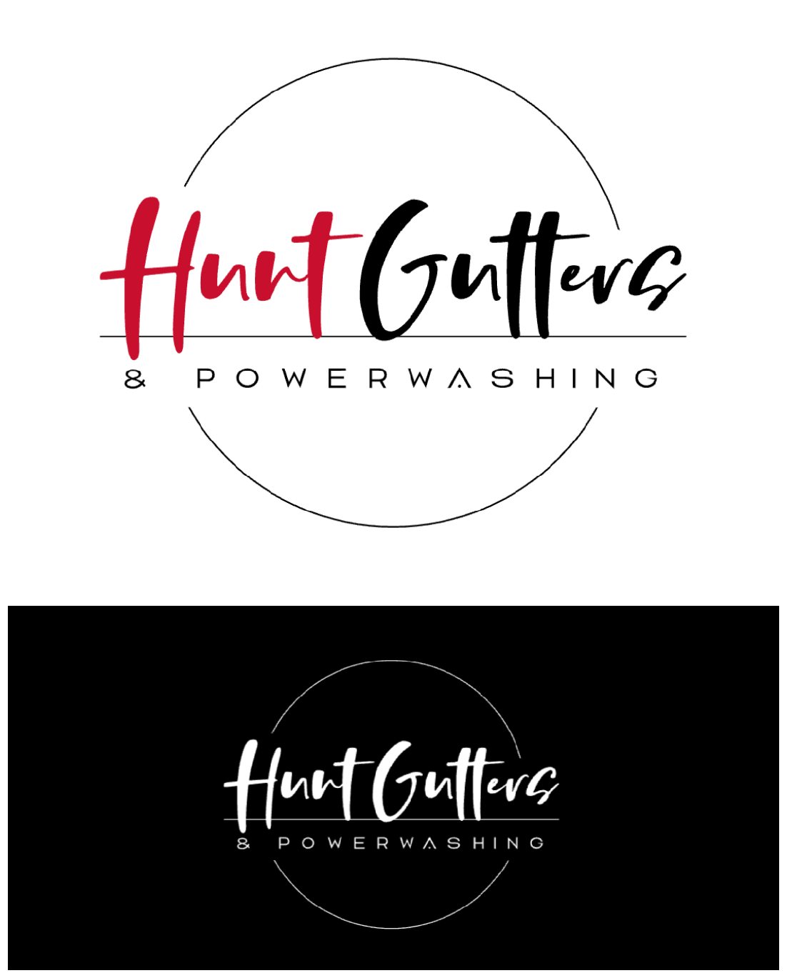 Logo Design entry 2145887 submitted by Adiart to the Logo Design for Hunt Gutters & Powerwashing run by huntgutters