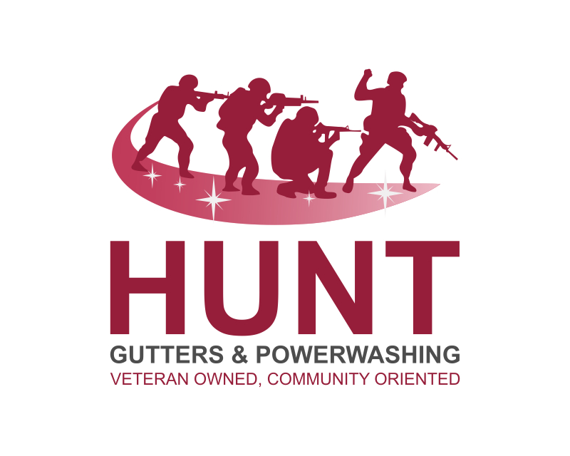Logo Design entry 2145899 submitted by Armchtrm to the Logo Design for Hunt Gutters & Powerwashing run by huntgutters